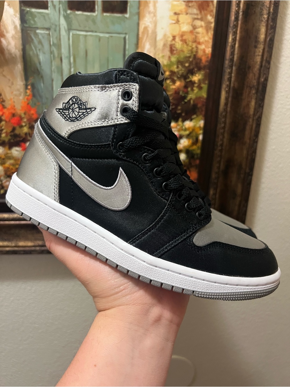 Jordan 1 Retro High OG Satin Shadow (Women's) sneakers